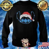Merry christmas stitch santa diamond s Sweater