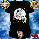Merry christmas the peanuts abbey road s Ladies tee