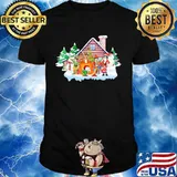 Merry christmas the peanuts and snoopy shirt
