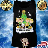 Merry christmas the peanuts pittsburgh steelers s Tank top
