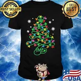 Merry christmas tree mickey mouse snow shirt