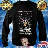 Merry christmas welcome to the jingle guitar s Sweater