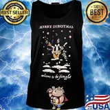 Merry christmas welcome to the jingle guitar s Tank top