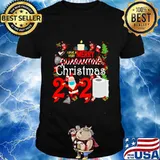 Merry quarantine christmas 2020 xmas pajamas family matching shirt
