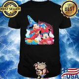 Mickey mouse and minnie mouse happy halloween shirt