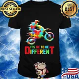 Motocross autism it's ok to be different shirt