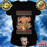 Mountain monsters ugly christmas s Ladies tee