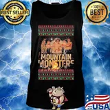 Mountain monsters ugly christmas s Tank top