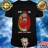 My Dna Ia Definitely Native American Fingerprint Shirt