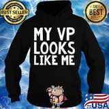 My vp looks like me funky cool bold font design s Hoodie