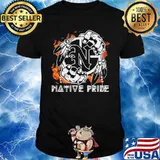 Native pride fire strong vintage shirt