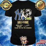 New york yankees hall of fame derek jeter 1995 2014 thank you for the memories signature shirt