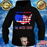 No red states no blue states just the united states american map s Hoodie