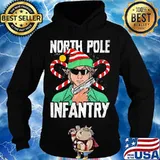 North Pole Infantry Chiristmas Shirt Hoodie