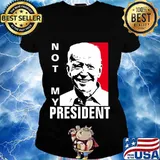 Not my president joe biden classic art s Ladies tee