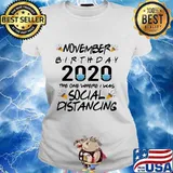 November birthday 2020 the one where i was social distancing mask s Ladies tee