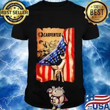Official Carpenter American Flag 4th Of July Independence Day Shirt