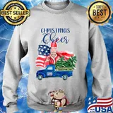 Official Christmas Cheer Joe Biden Santa Claus Flag Us Truck Shirt Sweater