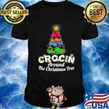 Official Crocin Around The Christmas Tree Funny Xmas 2020 Gifts Shirt