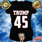 Official donald trump 45 s Ladies tee