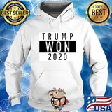 Official donald trump won 2020 s Hoodie
