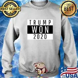Official donald trump won 2020 s Sweater