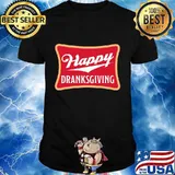 Official happy dranksgiving logo shirt