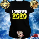 Official I Survive 2020 Shirt Ladies tee