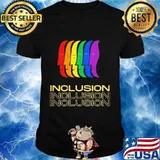 Official lgbt inclusion face shirt
