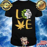 Official Love Steelers Cannabis Football Shirt