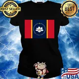 Official mississippi new state flag s Ladies tee