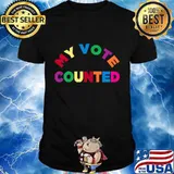 Official my vote counted 2020 shirt