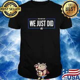Official We Just Did 46 Joe Biden Shirt