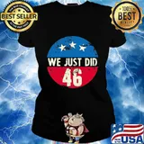 Official We Just Did 46 Stars Vintage Shirt Ladies tee