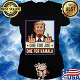 One For Joe One For Kamala Donald Trump Election Shirt Ladies tee