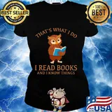 Owl that's what i do i read books and i know things s Ladies tee