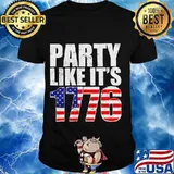 Party Like It’s 1776 American Flag Shirt