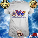 Peace love kansas jayhawks shirt