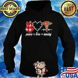 Peace love nursing merry christmas s Hoodie
