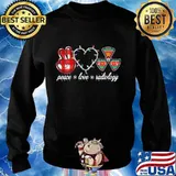 Peace love radiology merry christmas s Sweater