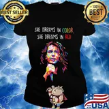 Pearl jam she dreams in color she dreams in red art s Ladies tee