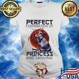 Perfect combination of princess and samurai sunset s Ladies tee