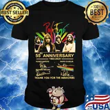 Pink Floyd Lgbt 55th Anniversary Signatures Thank For The Memories Shirt
