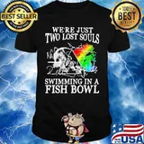 Pink floyd we're just two lost souls swimming in a fish bowl signatures shirt