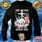 Pittsburgh steelers 88th one nation under god s Sweater