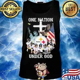 Pittsburgh steelers 88th one nation under god s Tank top