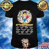 Pittsburgh steelers football 87th anniversary 1933 2020 thank you for the memories signatures shirt