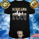 Pittsburgh steelers joe greene jack ham troy polamalu terry bradshaw signatures shirt