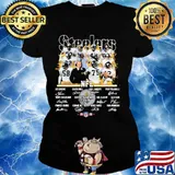 Pittsburgh steelers nfl 2020 champions signatures s Ladies tee