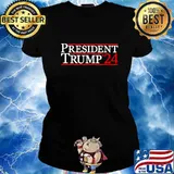 President Trump 2024 Elections Shirt Ladies tee